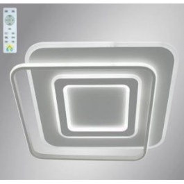   Esllse Керована світлодіодна люстра GEOMETRIA SQUARE 60W S-550х57-WHITE-220-IP20 (10008)