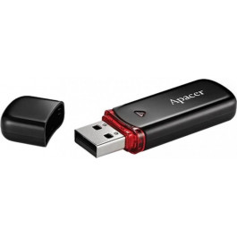   Apacer 64 GB AH333 Black USB 2.0 (AP64GAH333B-1)