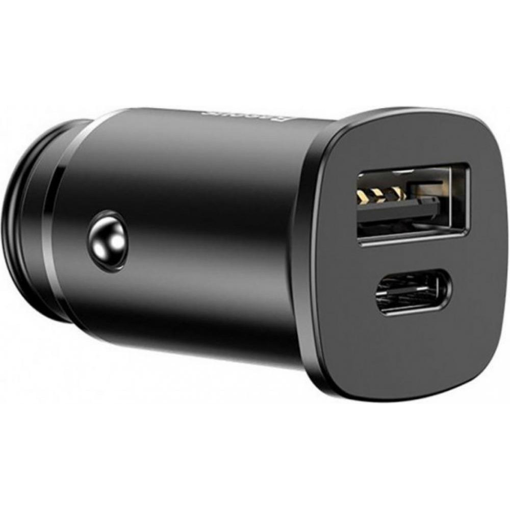 Baseus PPS Car Charger 30W PD3.0 QC4.0+ Black (CCALL-AS01) - зображення 1