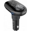 Hoco E45 2USB.3.1A. MicroSD black with Bluetooth FM Happy Route - зображення 4