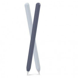   AHASTYLE Чехол  2 Pack для Apple Pencil 2 Gen (Navy Blue / Light Blue) (CP-65-MBLB)