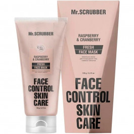   Mr. Scrubber Живильна маска  Raspberry & Cranberry Fresh Face Mask Face Control Skin Care для покращення тону і с