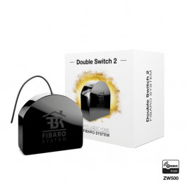 Fibaro Single Switch 2 Z-Wave 230V 8А 1.9kW Black (FGS-213_ZW5)