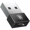 Baseus USB to USB-C Exquisite Black (CATJQ-A01) - зображення 1