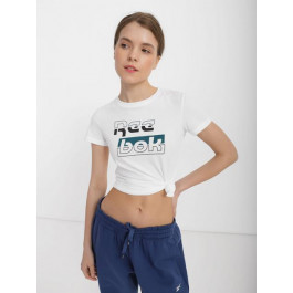   Reebok Футболка жіноча  Te Graphic Tee Reeb FK6742 S Біла (4062055228873)