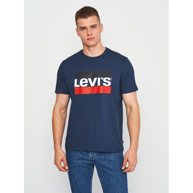 Levi's Футболка  Sportswear Graphic 39636-0003 L Dress Blues (5400537535191) - зображення 1