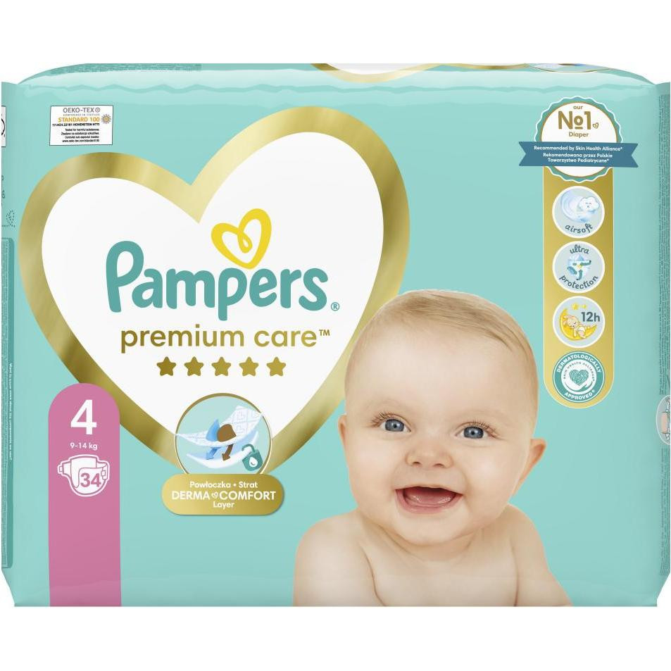 Pampers Premium Care 4, 34 шт - зображення 1