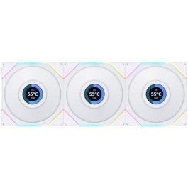   Lian Li Uni Fan TL LCD 120 White 3-Pack (G99.12TLLCD3W.00)