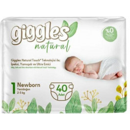   giggles Natural Newborn 1, 40 шт