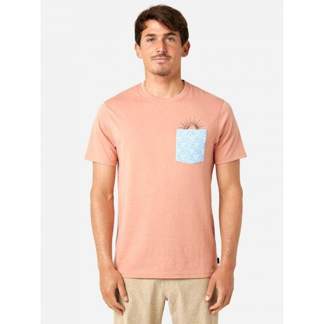 Rip Curl Футболка  Inda Pocket Tee 044MTE-577 S Розовая (9359082287191) - зображення 1