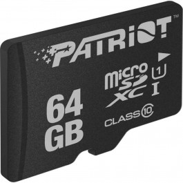   PATRIOT 64 GB microSDXC UHS-I LX PSF64GMDC10