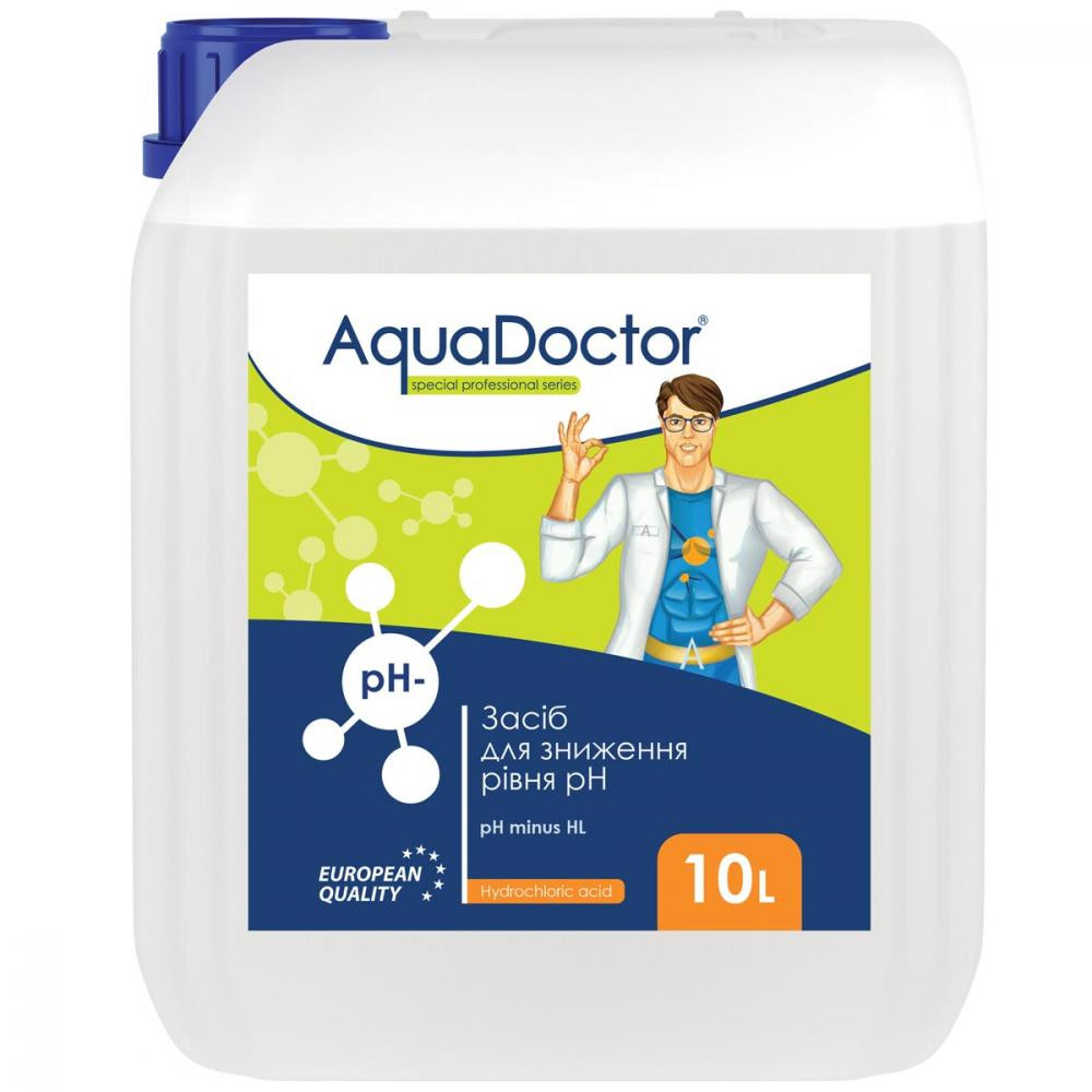 AquaDOCTOR pH Minus HL (Соляная 14%) 10 л - зображення 1