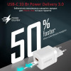 Promate PowerPort-33 W USB-C+USB-A White (powerport-33.white) - зображення 5