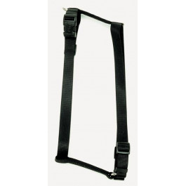   Coastal Нейлоновая шлея Nylon Adjustable для собак, черный, 1,6 х 40-66 см (zb-06643_BLK30)