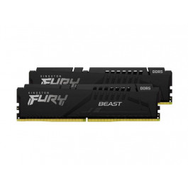   Kingston FURY 64 GB (4x16GB) DDR5 5200 MHz Beast Black (KF552C40BBK4-64)