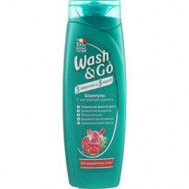   Wash&Go Шампунь  с экстрактом граната для окрашенных волос 400 мл (8008970042275)