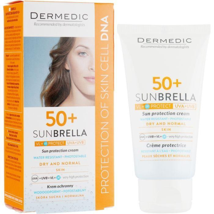 Dermedic Крем  Sunbrella new Солнцезащитный для сухой и нормальной кожи 50 мл (5906739783007) - зображення 1