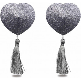   LoveToy Прикраси для сосків  Reusable Glitter Heart Tassel Nipple Pasties (6452LVTOY723)