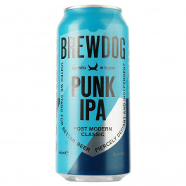   BrewDog Пиво  Punk IPA світле ж/б, 5,4%, 0,44 л (872172) (5056025453838)