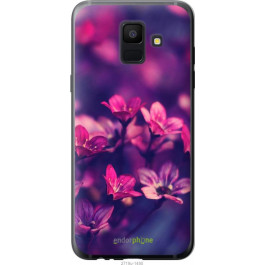   Endorphone Силіконовий чохол на Samsung Galaxy A6 2018 Пурпурні квіти 2719u-1480-38754