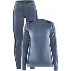 Craft Комплект жіночої термобілизни CORE DRY BASELAYER SET W L Синій - зображення 1