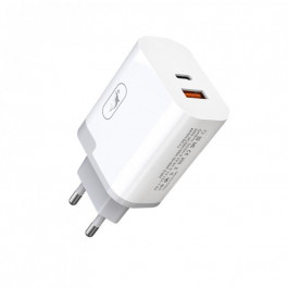   SkyDolphin SC17 PD+QC3.0 2USB 3A White (MZP-000110)