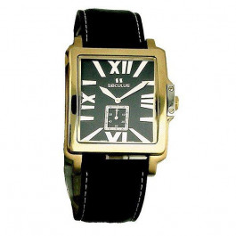   Seculus 4492.1.1069 black-gilt, pvd, black leather