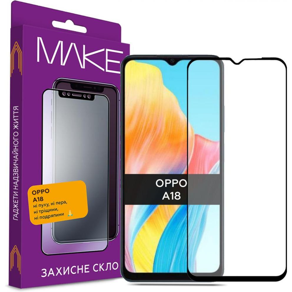 MAKE Скло захисне  Oppo A18 (MGF-OA18) - зображення 1