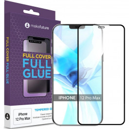   MAKE Захисне скло  Full Cover Full Glue для iPhone 12 Pro Max (MGF-AI12PM)