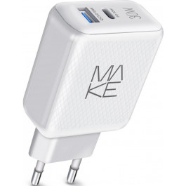   MakeFuture 30W PD+QC White (MCW-326PWH)