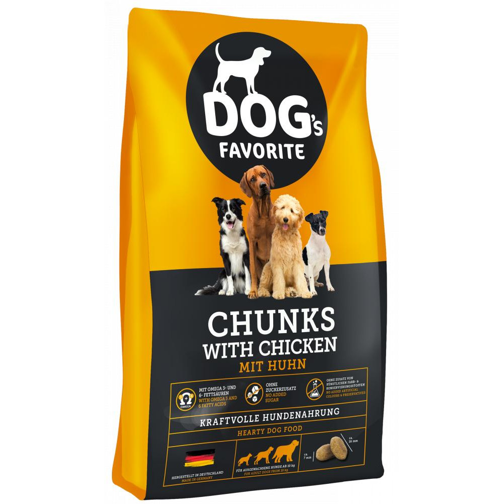 Happy Dog Dog's Favorite Chunks із куркою 15 кг (60946) - зображення 1