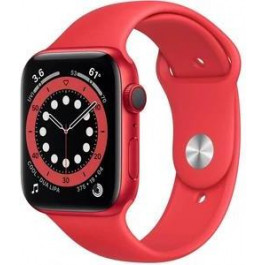   Apple Watch Series 6 GPS + Cellular 44mm PRODUCT(RED) Aluminum Case w. PRODUCT(RED) Sport B. (M07K3)