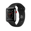 Apple Watch Series 3 GPS + Cellular 42mm Space Black Stainless Steel w. Black Sport B. (MQK92) - зображення 1