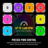 Corsair iCUE QL120 RGB 120mm PWM White Triple Fan (CO-9050104-WW) - зображення 4