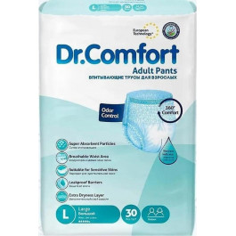   Dr.Comfort Підгузки труси для дорослих  Large 100-150 см 5.5 крапель 30 шт.