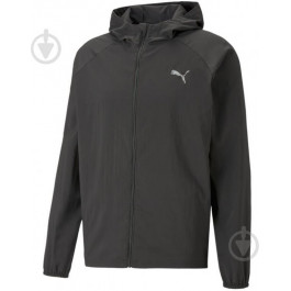   PUMA Чорна чоловіча вітровка  RUN FAVORITE WOVEN HOODED JACKET M 523154/01