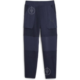   PUMA Темно-сині чоловічі спортивнi штани  Fit Hybrid Polar Fleece/Woven Pant 523889/06