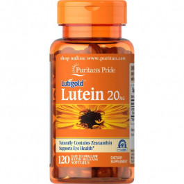   Puritan's Pride Lutein 20 mg with Zeaxanthin 120 капсул