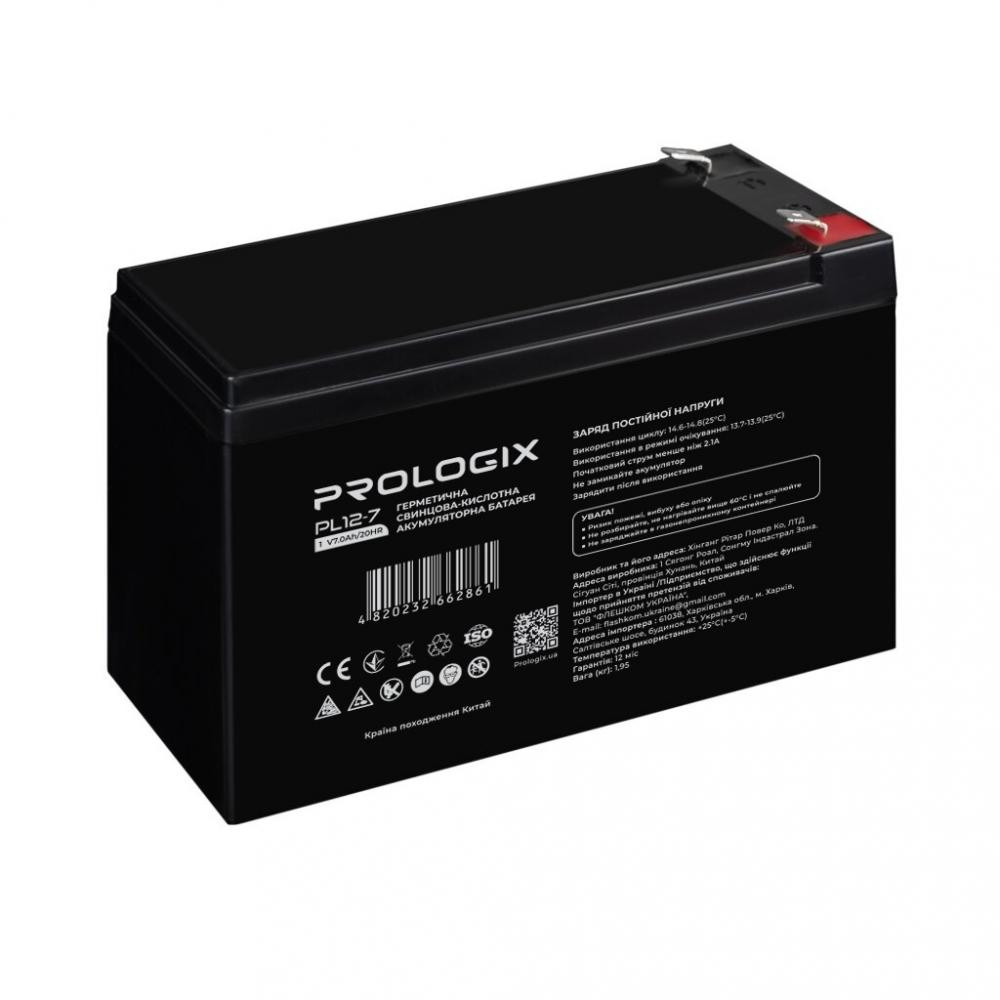 Prologix AGM 12V 7Ah (PL12-7) - зображення 1