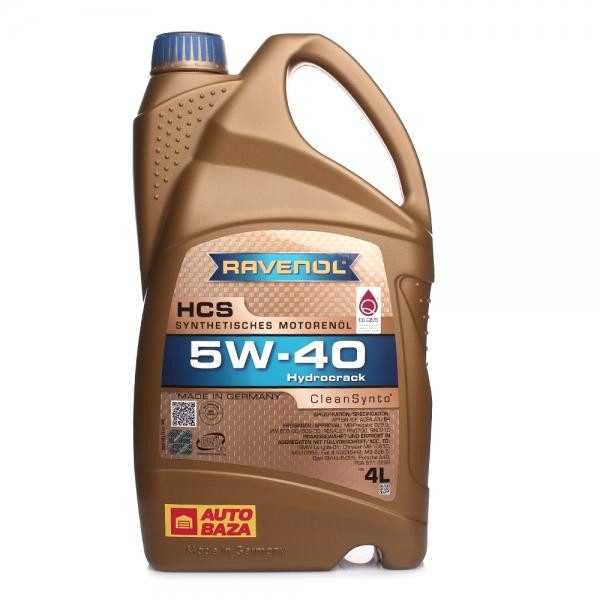 RAVENOL HCS 5W-40 4л - зображення 1