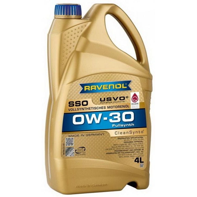 RAVENOL SSO 0W-30 4л - зображення 1