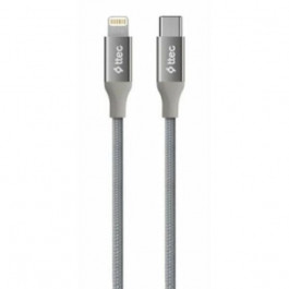   TTEC 2DK41 AlumiCable USB Type-C to Lightning 1.5m Silver (2DK41G)