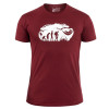 TigerWood Футболка T-Shirt  Bushcraft Evolution - Bordo L - зображення 1