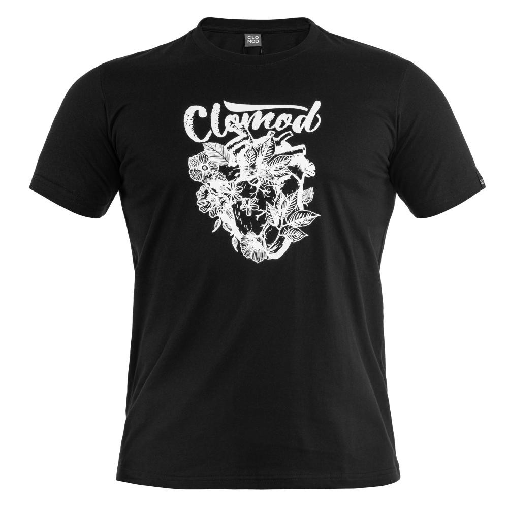 Pentagon Футболка T-shirt  CloMod Flower Heart - Black S - зображення 1