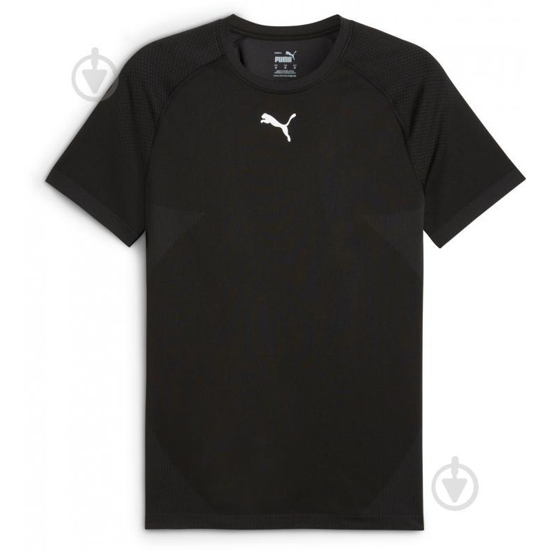 PUMA Чорна чоловіча футболка  Formknit Seamless Tee 524881/01 - зображення 1