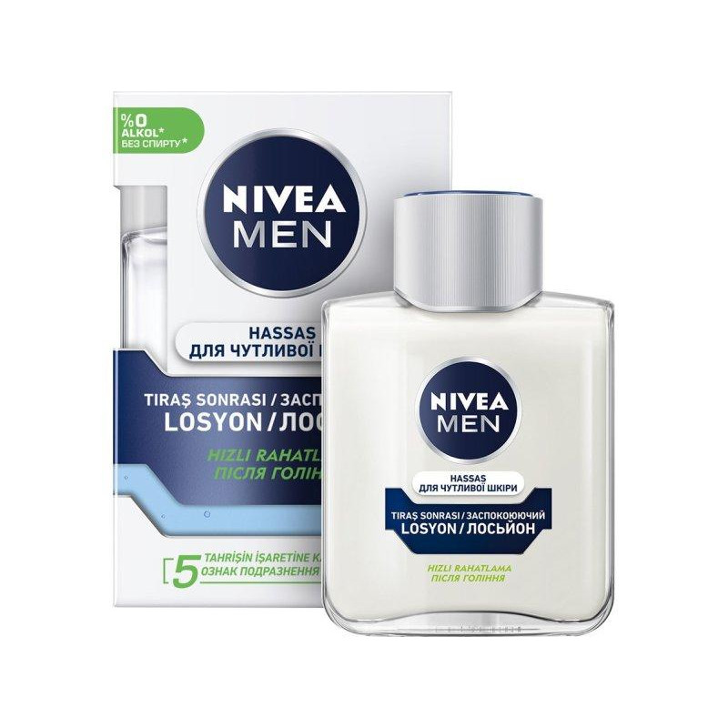 Nivea Лосьон после бритья  Sensitive 100 мл (4005808588763) - зображення 1