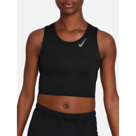   Nike Спортивный топ  Fast Crop Tank DD5921-010 L Black/Reflective Silv (195237765911)