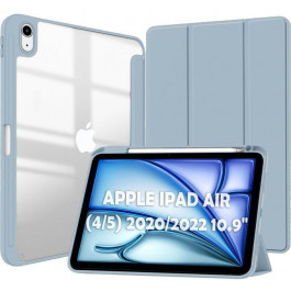   BeCover Soft Edge TPU з кріпленням Apple Pencil для iPad Air (4/5) 2020/2022 10.9 Blue Haze (711697)