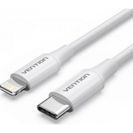   Vention USB2.0 Type-C Male to Lightning Male 3A 1м White (LAKWF)