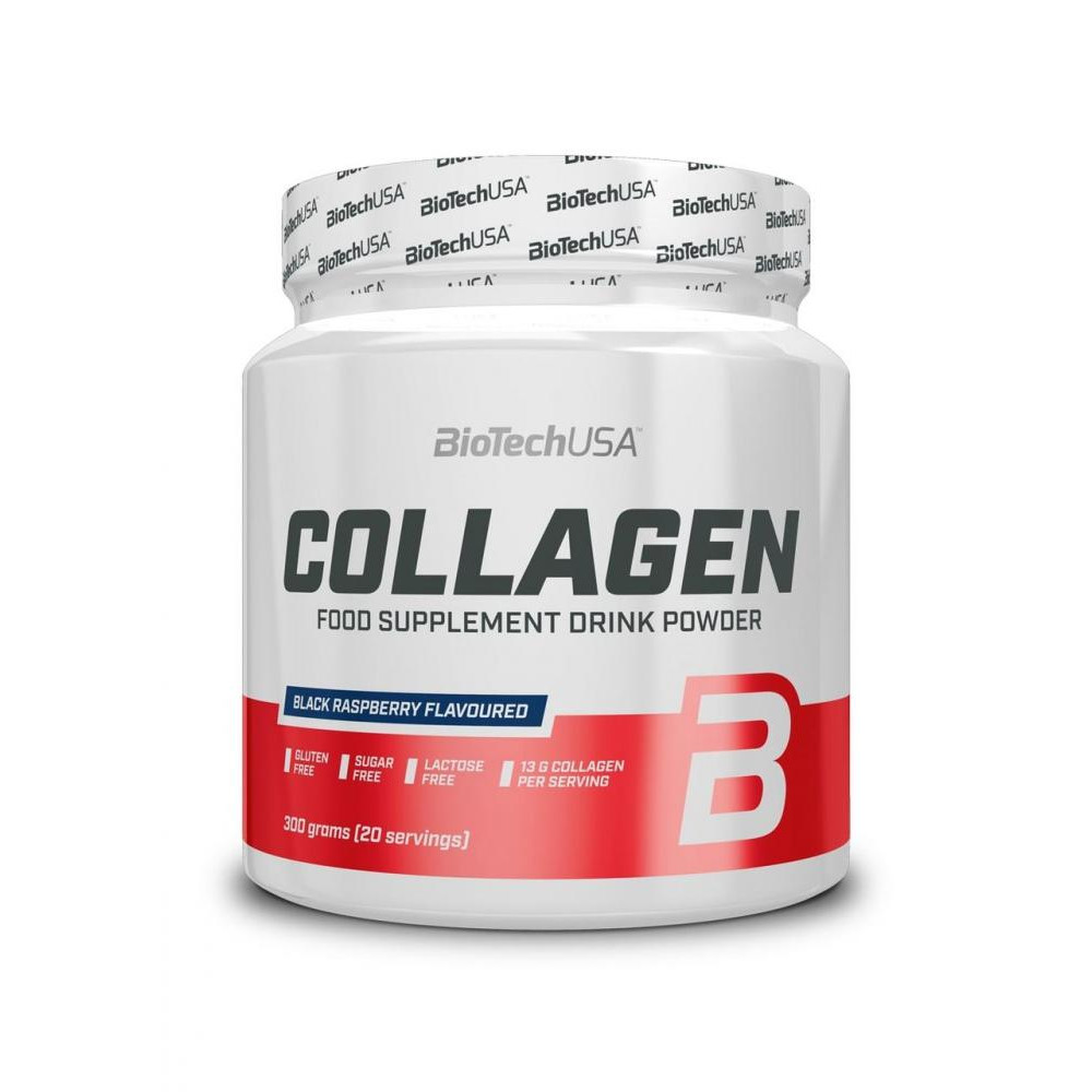 BiotechUSA USA Collagen 300 g (Black Rasberry) - зображення 1